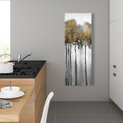 Canvas 16 x 48 - Abstract yellow forest