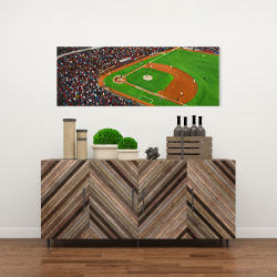 Toile 16 x 48 - Partie de baseball