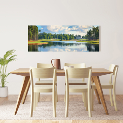 Canvas 16 x 48 - Golf lake