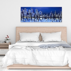 Canvas 16 x 48 - Blue skyline