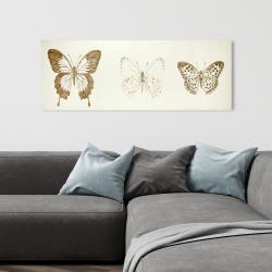 Toile 16 x 48 - Esquisses de papillons