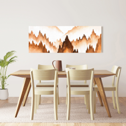 Canvas 16 x 48 - Mountain of large fir trees