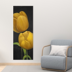 Canvas 16 x 48 - Two daffodils flowers