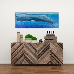 Canvas 16 x 48 - Sperm whale