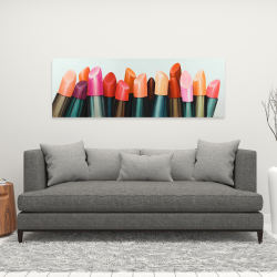 Canvas 16 x 48 - Lipstick addict