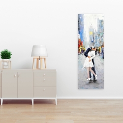 Toile 16 x 48 - Baiser de times square