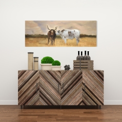 Canvas 16 x 48 - Nguni herd