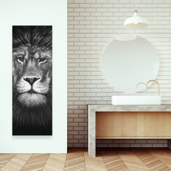 Toile 16 x 48 - Portrait de lion