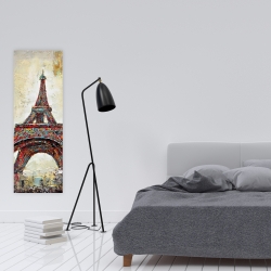 Toile 16 x 48 - Tour eiffel abstraite