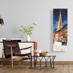 Toile 16 x 48 - Paris illuminé