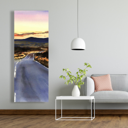 Canvas 20 x 60 - On the road to scotland