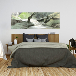 Toile 20 x 60 - Oasis de détente