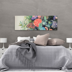 Toile 20 x 60 - Mélodie de fleurs