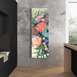 Toile 20 x 60 - Mélodie de fleurs