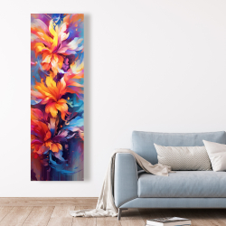 Canvas 20 x 60 - Colorful plants