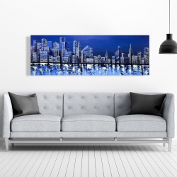 Canvas 20 x 60 - Blue skyline