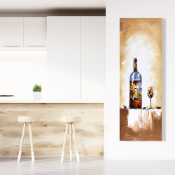 Canvas 20 x 60 - White wine