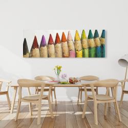 Toile 20 x 60 - Crayons de couleur debout