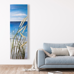 Canvas 20 x 60 - Oyat plant and seaside