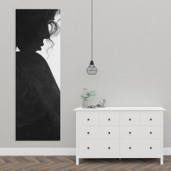 Canvas 20 x 60 - Chic woman with jewels