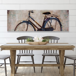 Canvas 20 x 60 - Industrial bicycle