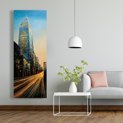 Toile 20 x 60 - Dans la rue de l'empire state building