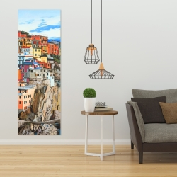 Toile 20 x 60 - Vue de manarola en italie