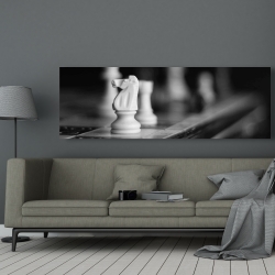 Canvas 20 x 60 - Monochrome chess games