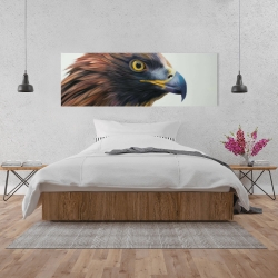 Toile 20 x 60 - Aigle à tête brune