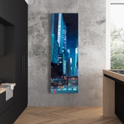 Toile 20 x 60 - Soirée à manhattan, new-york