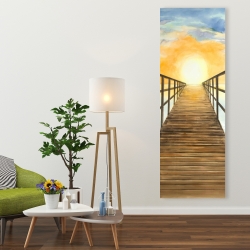 Canvas 20 x 60 - Sunset in the sea