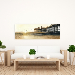 Canvas 20 x 60 - Sunset at the beach