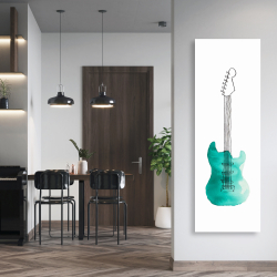 Toile 20 x 60 - Trois guitares