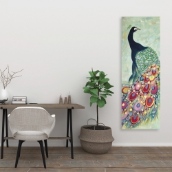 Canvas 20 x 60 - Proud as a peacock