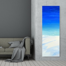 Canvas 20 x 60 - Satellite view of the ocean