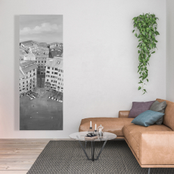 Canvas 20 x 60 - Siena city in italie