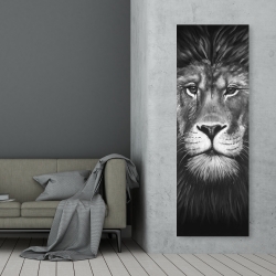 Toile 20 x 60 - Portrait de lion