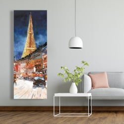 Toile 20 x 60 - Paris illuminé