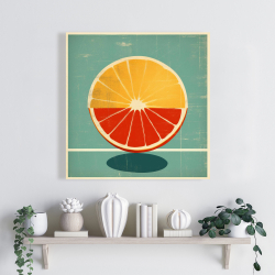 Canvas 24 x 24 - Lemon and tangerine