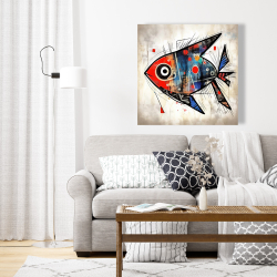 Canvas 24 x 24 - Fish gaze