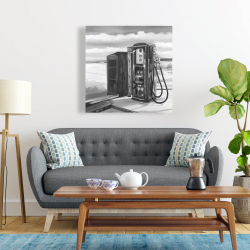 Canvas 24 x 24 - Old gas pump