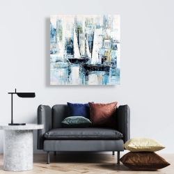 Canvas 24 x 24 - Industrial style boats