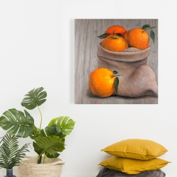 Canvas 24 x 24 - Bag of oranges