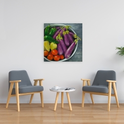 Canvas 24 x 24 - Bowl of vegetables