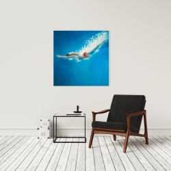 Canvas 24 x 24 - Diving jump