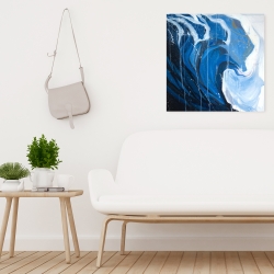 Canvas 24 x 24 - Abstract wave in motion