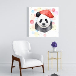 Toile 24 x 24 - Panda artiste