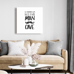 Toile 24 x 24 - Little man cave