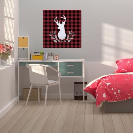 Deer plaid