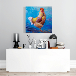 Canvas 24 x 24 - Beautiful rooster